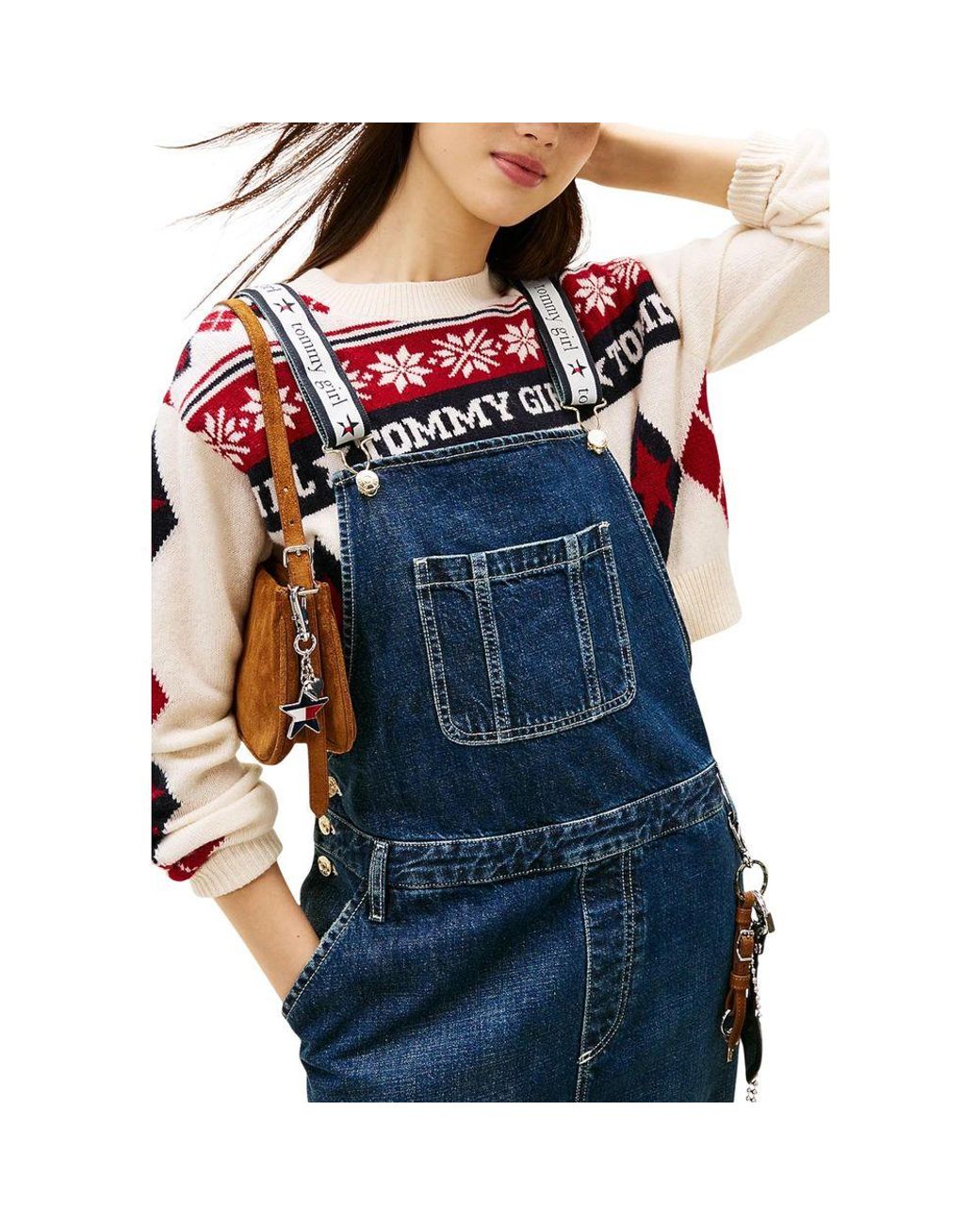 Tommy Hilfiger Blue Cotton Jumpsuit