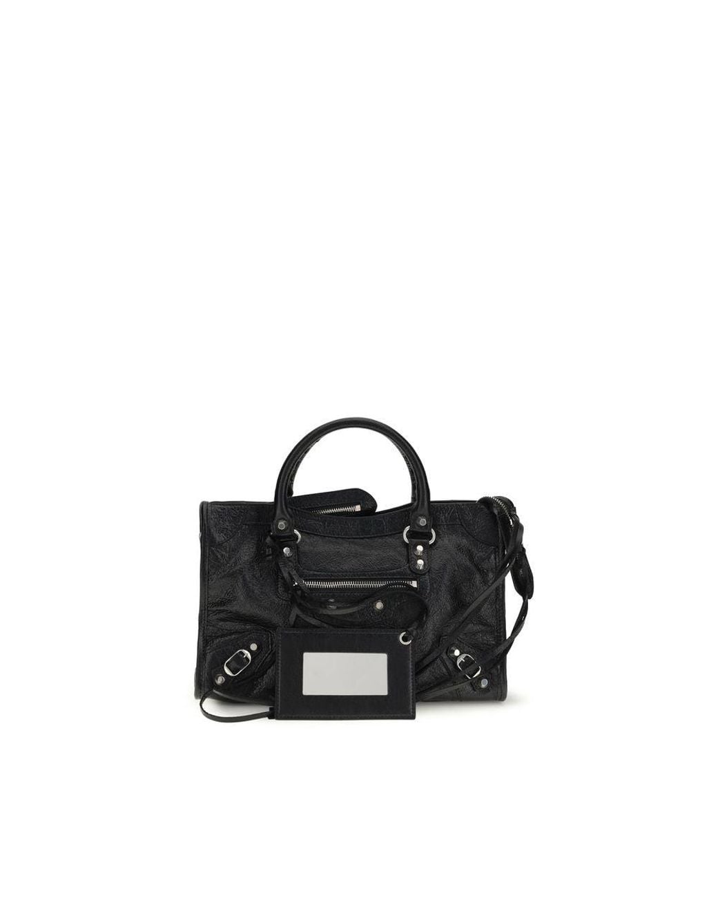 Balenciaga Black Lamb Ovis Aries Aries Handbag