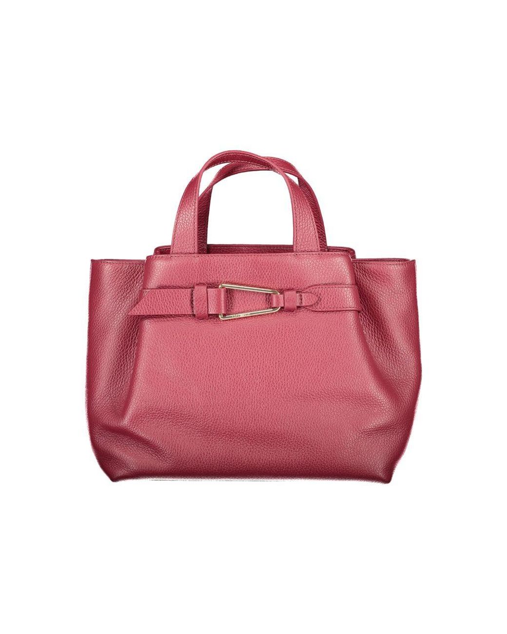 Coccinelle Pink Leather Handbag"