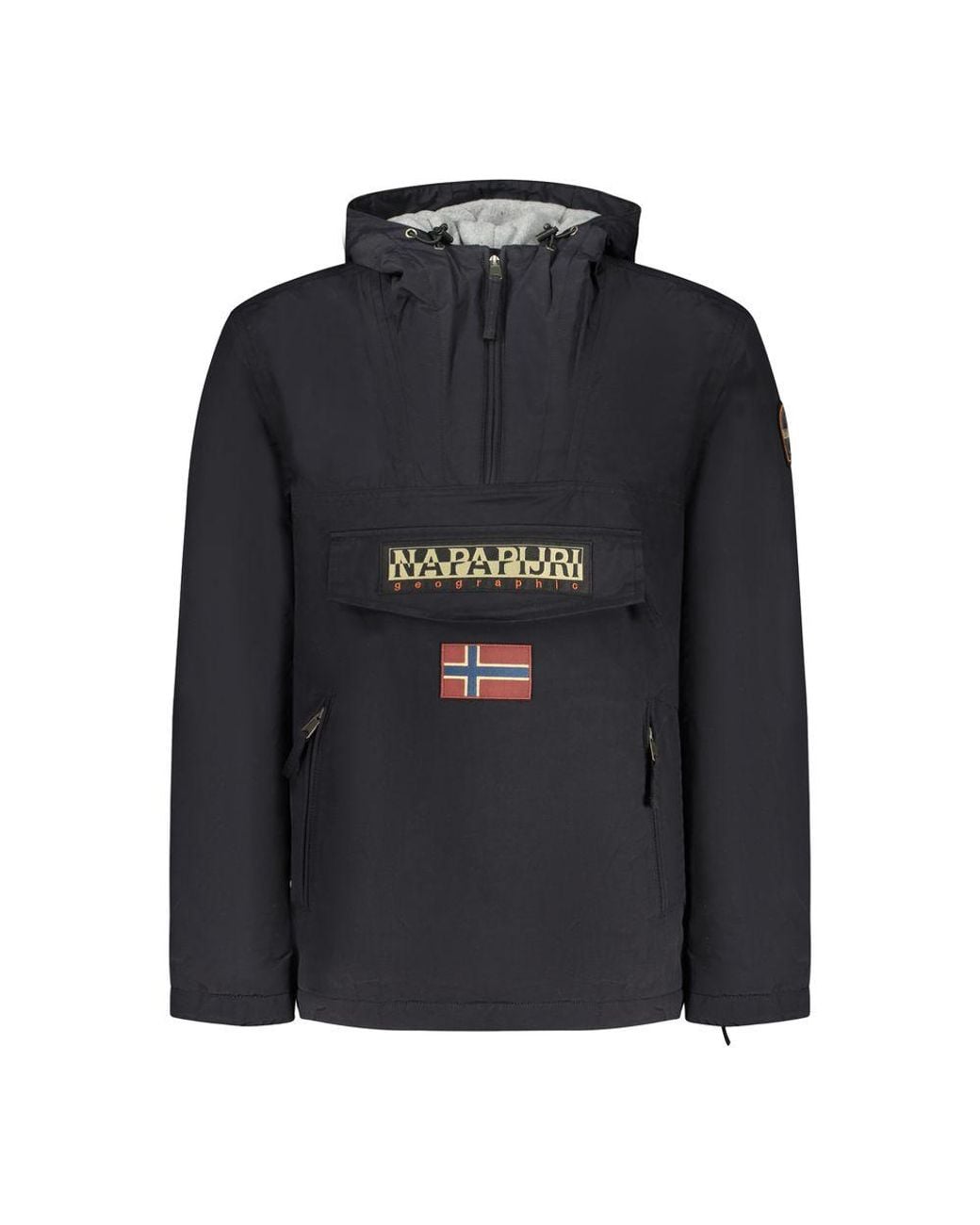 Napapijri Black Nero Poliammide Jacket for men