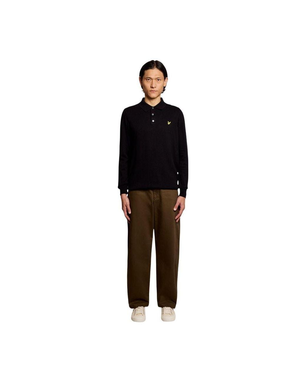Lyle & Scott Black Cotton Sweatshirt for men