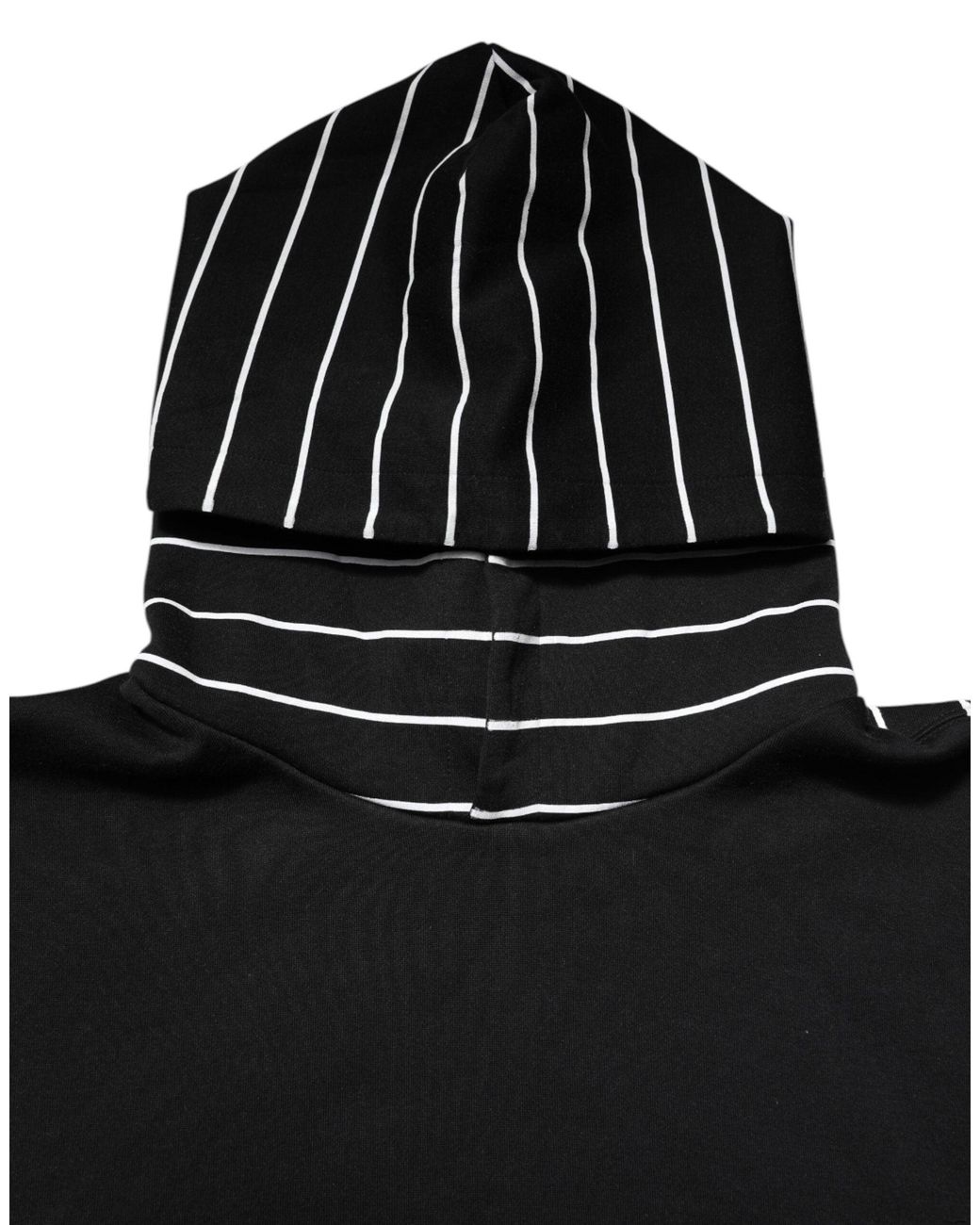 Dolce & Gabbana Black Hooded Pullover Sweatshirt for men