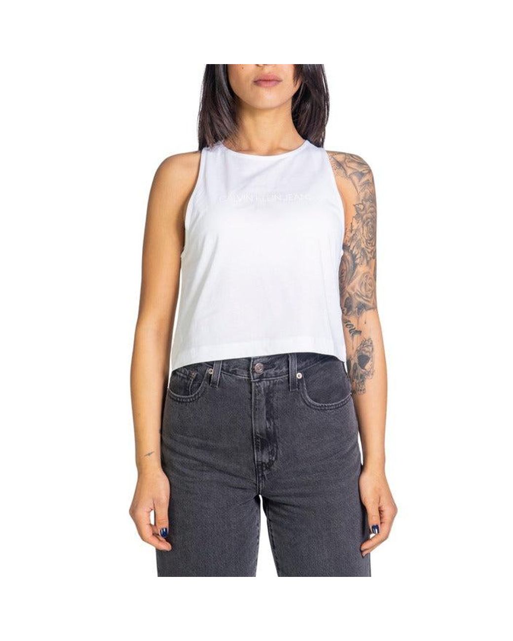 calvin klein white undershirt