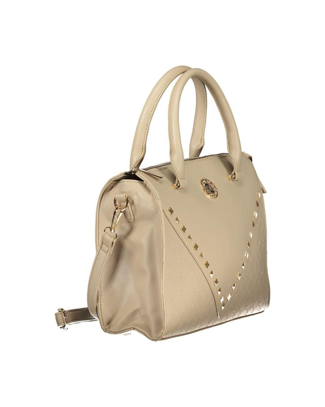 Laura Biagiotti Natural Beige Pvc Handbag