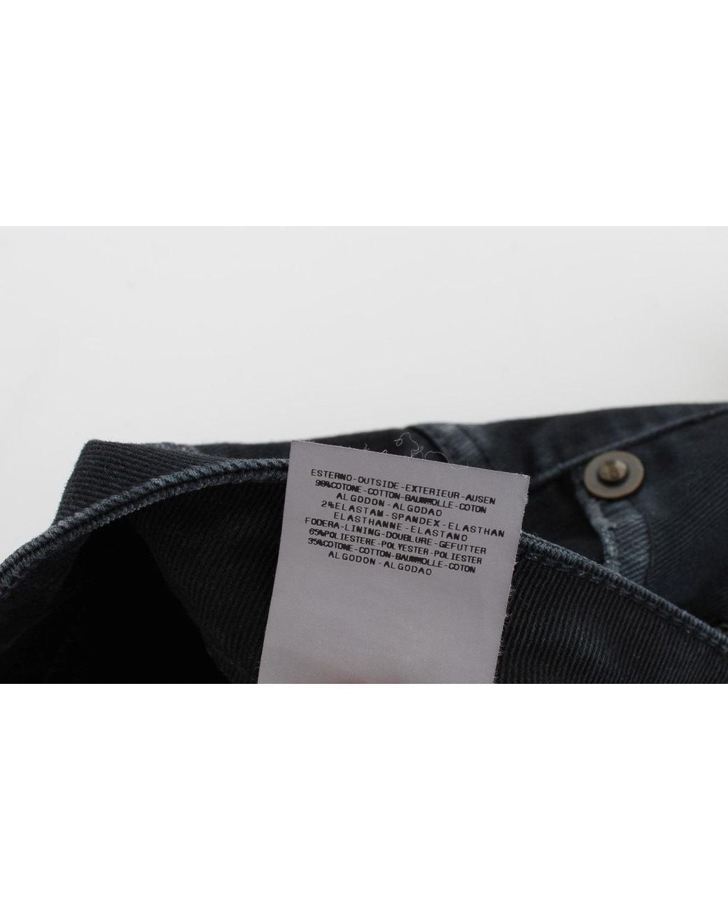 Just Cavalli Black Elevated Casual Chic Denim