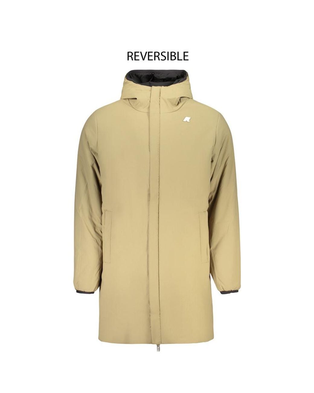 K-Way Black Nylon Men's Jacket - S for men
