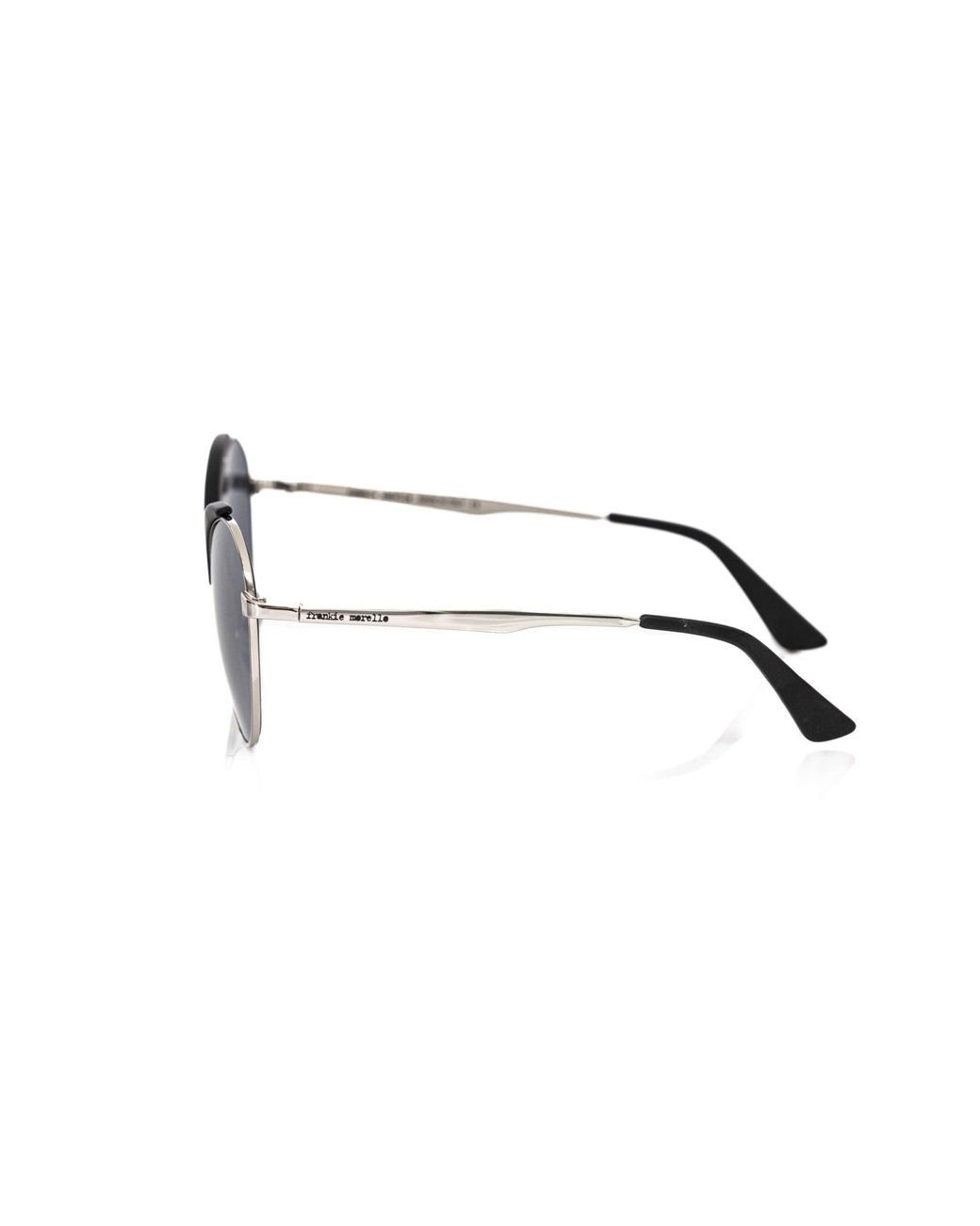 Frankie Morello Blue Chic Butterfly-Shaped Metal Sunglasses