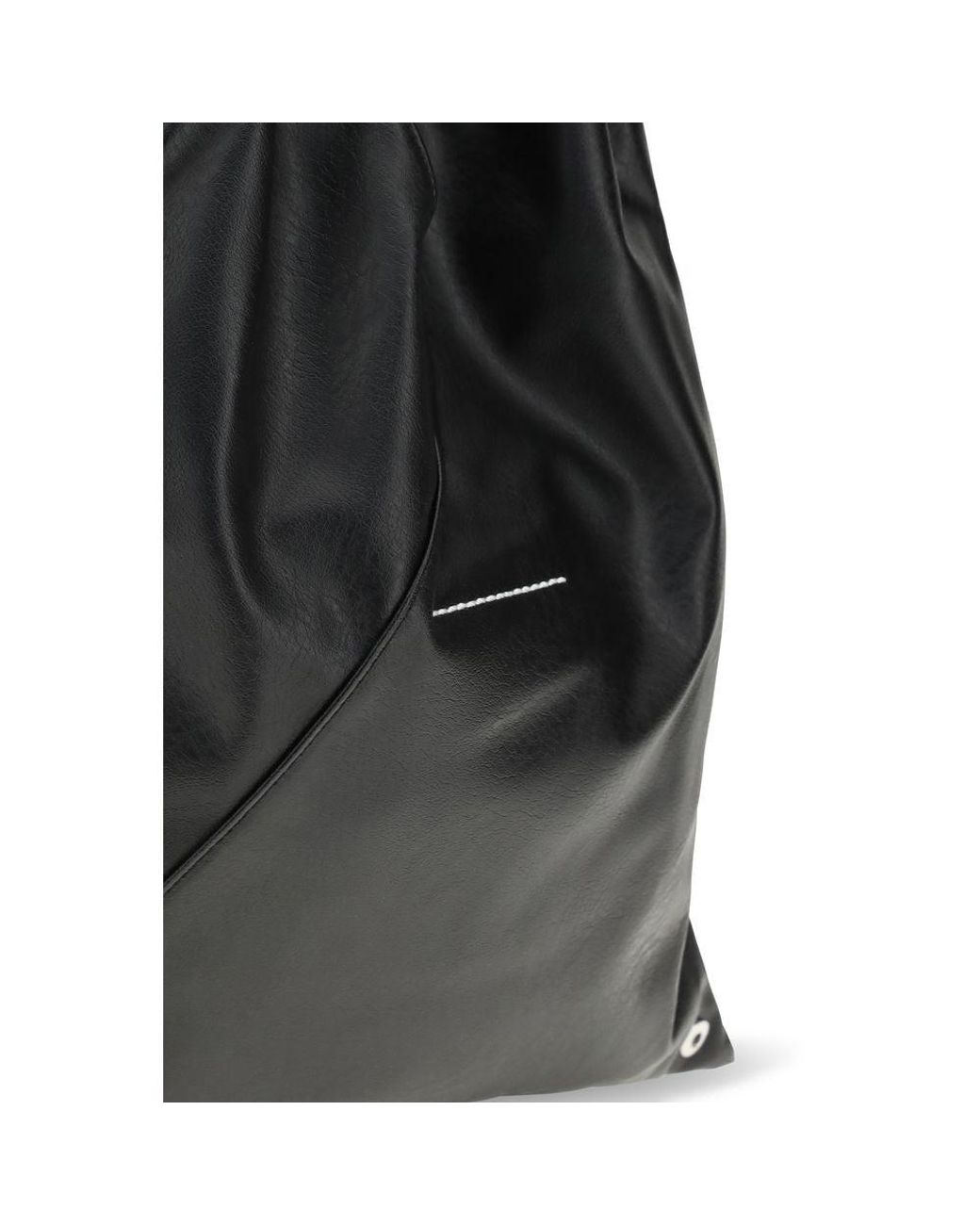 MM6 by Maison Margiela Black Polyethylene Handbag