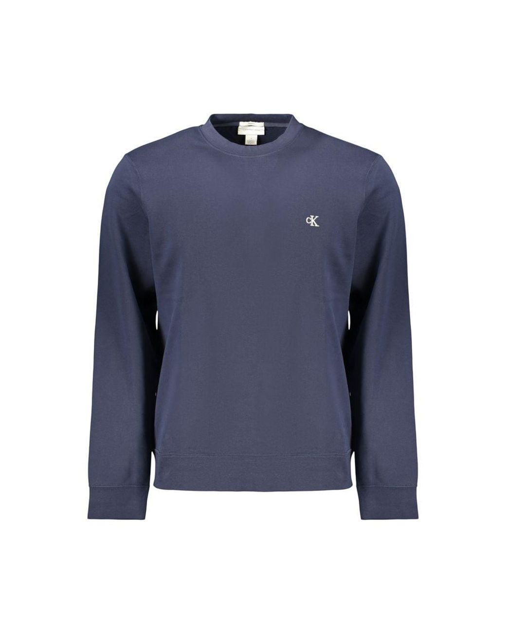 Calvin Klein Blue Cotton Men's Sweatshirt for men