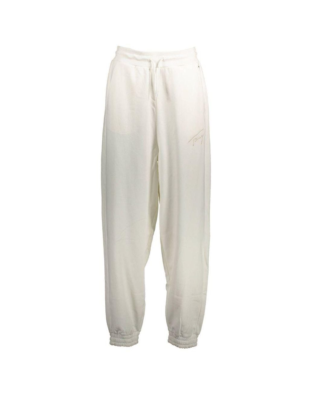 Tommy Hilfiger White Cotton 's Sweatpant