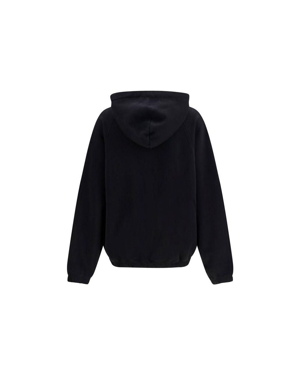 Palm Angels Blue Black Cotton Sweatshirt for men