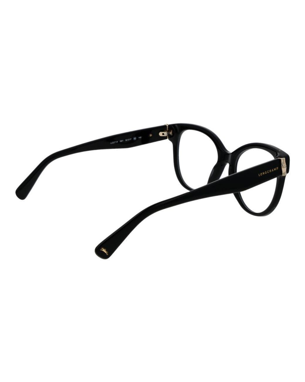 Longchamp Black Acetate Glasses (frames)