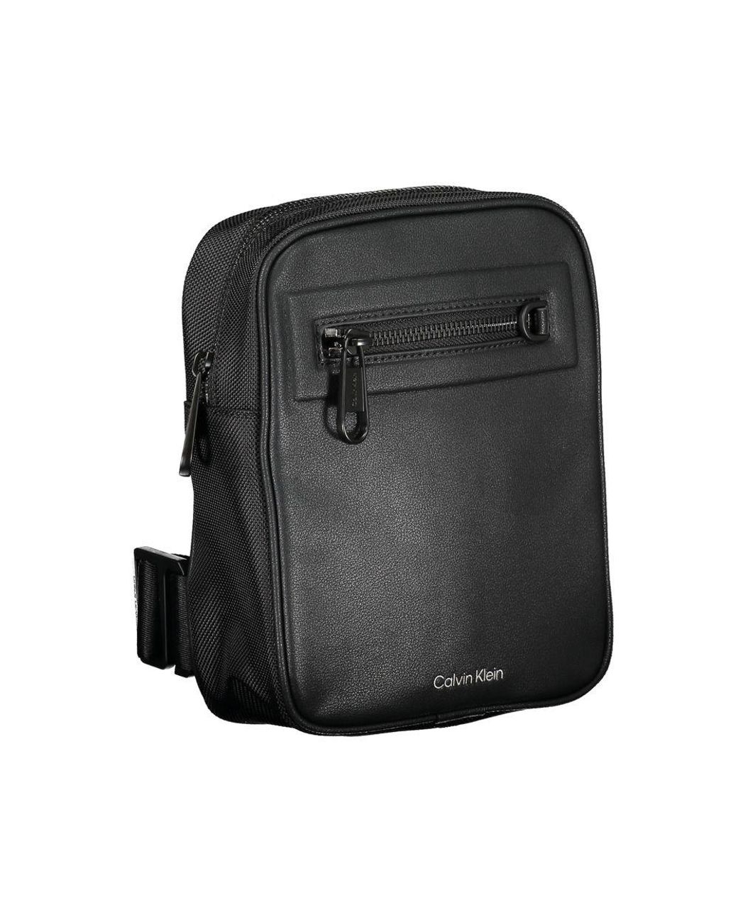 Calvin Klein Black Sleek Shoulder Bag With Contrasting Details for men
