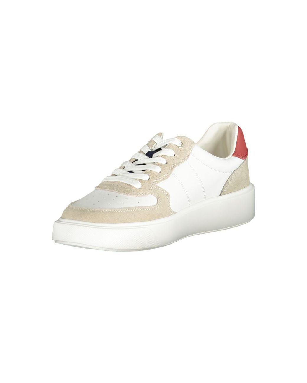Blauer White Polyester Sneaker for men