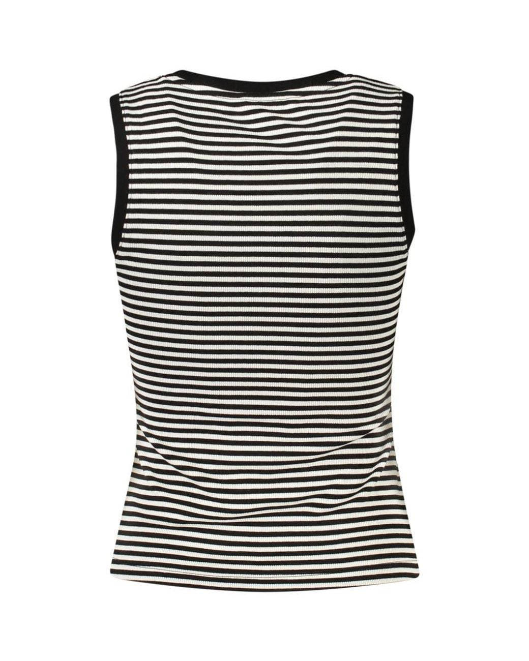 Tommy Hilfiger Black Cotton Tank Top