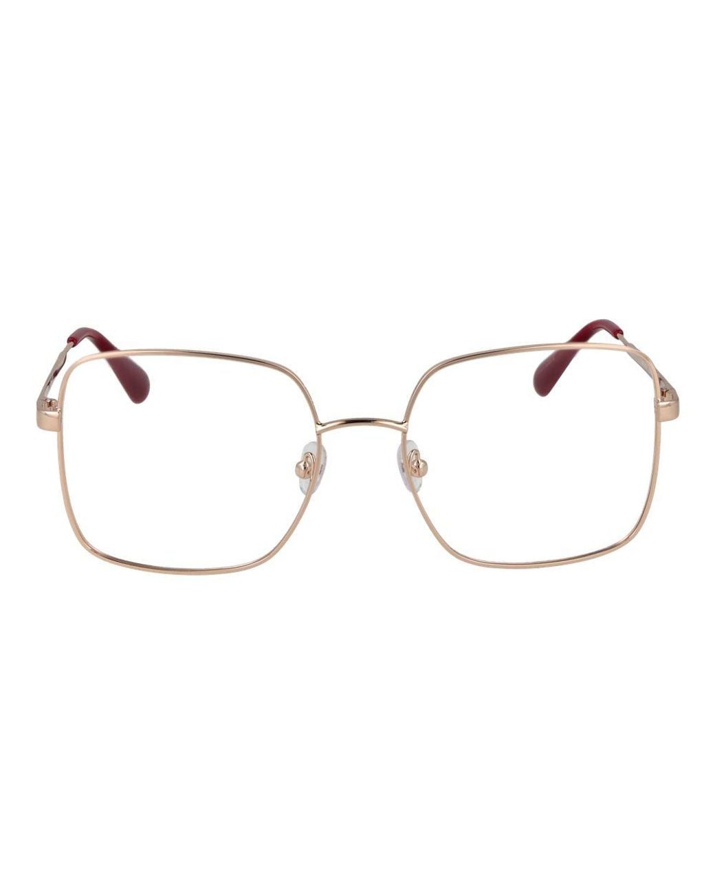 MAX&Co. Metallic Gold Metal Glasses (frames)