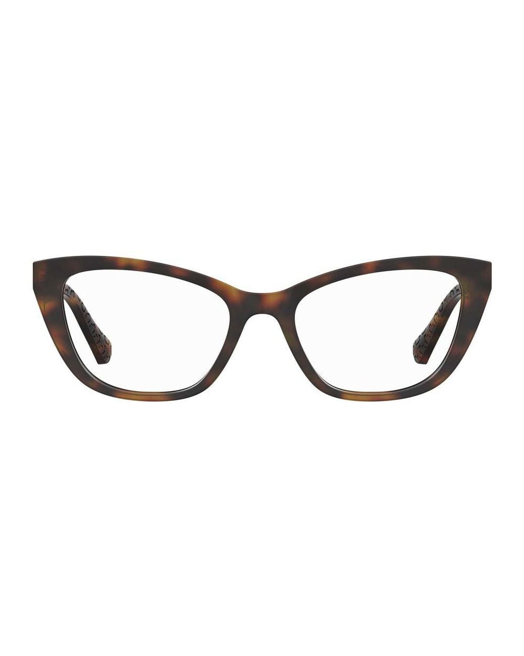 Love Moschino Black Brown Cellulose Propionate Glasses (frames)