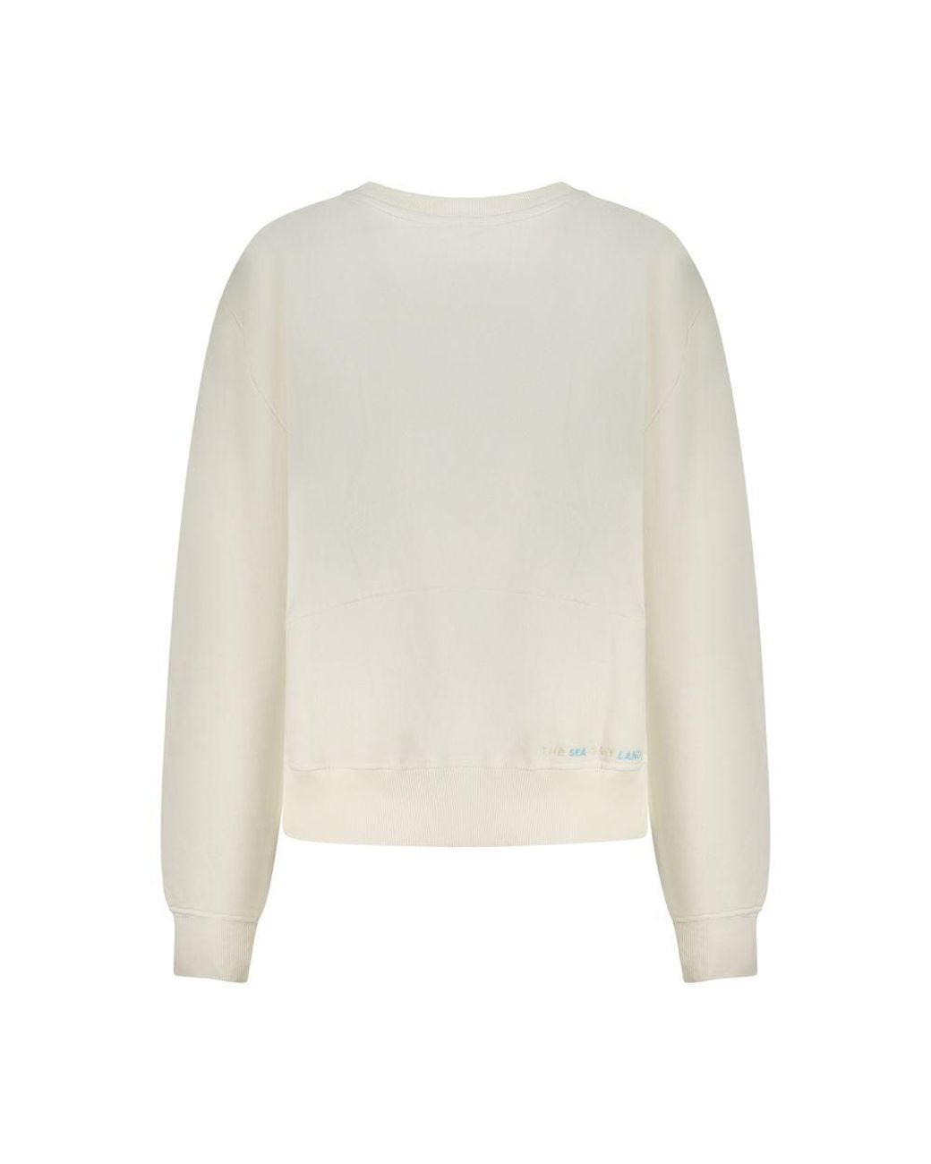North Sails White Bianco Cotton Sweatshirt