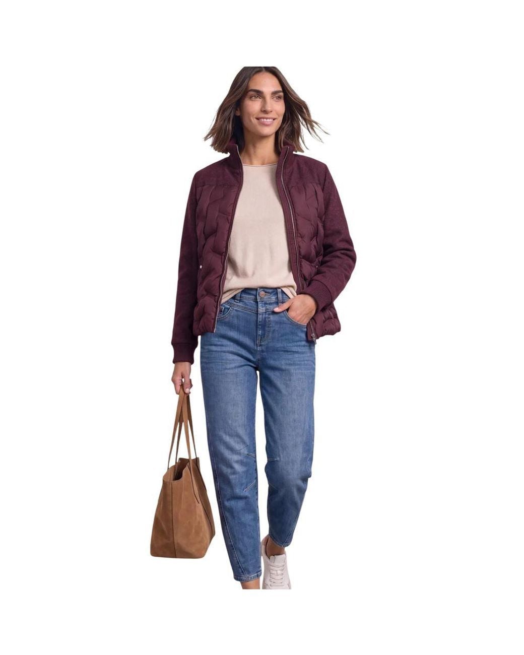 Street One Purple Polyester Full