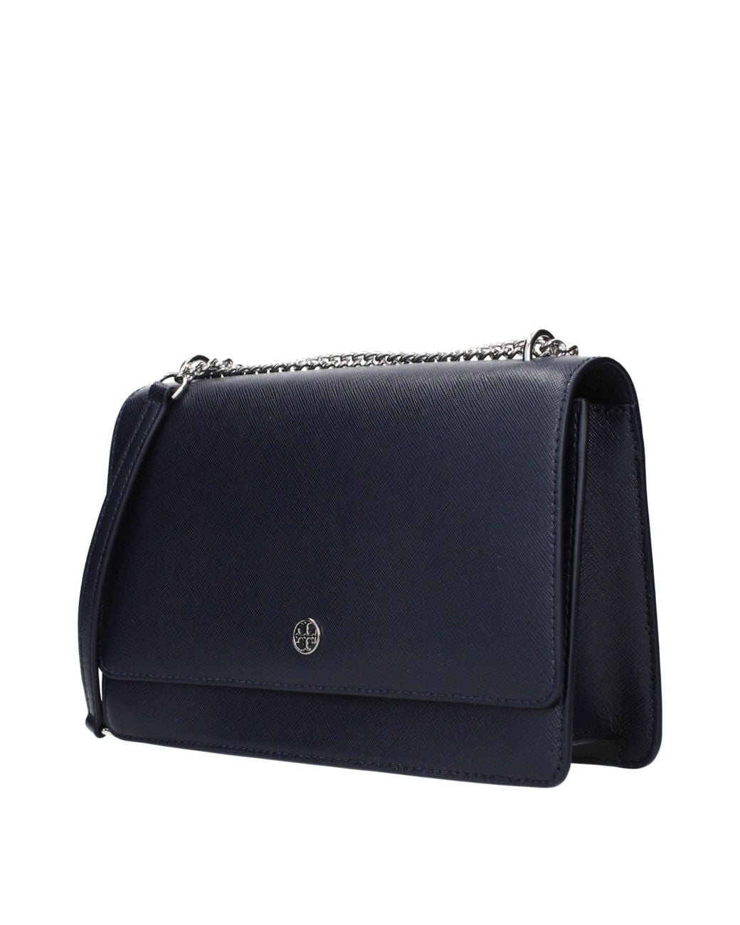Tory Burch Blue Leather Crossbody Bag
