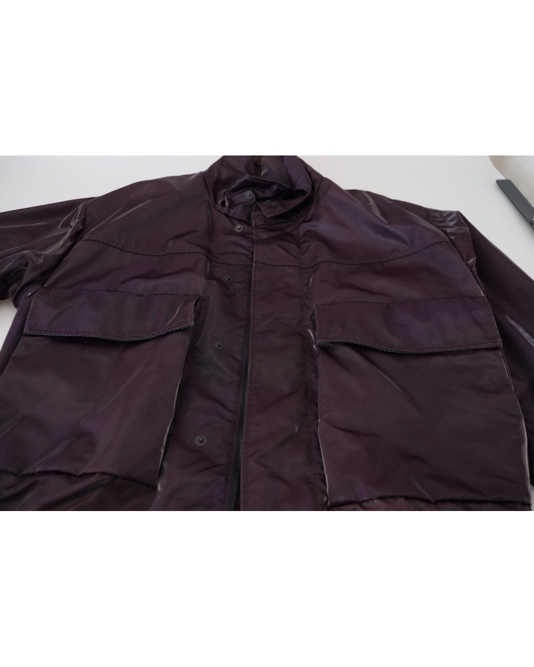 Dolce & Gabbana Blue Elegant Biker Jacket for men