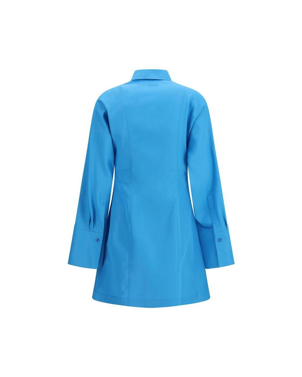 Fendi Blue Viscose Casual Dress