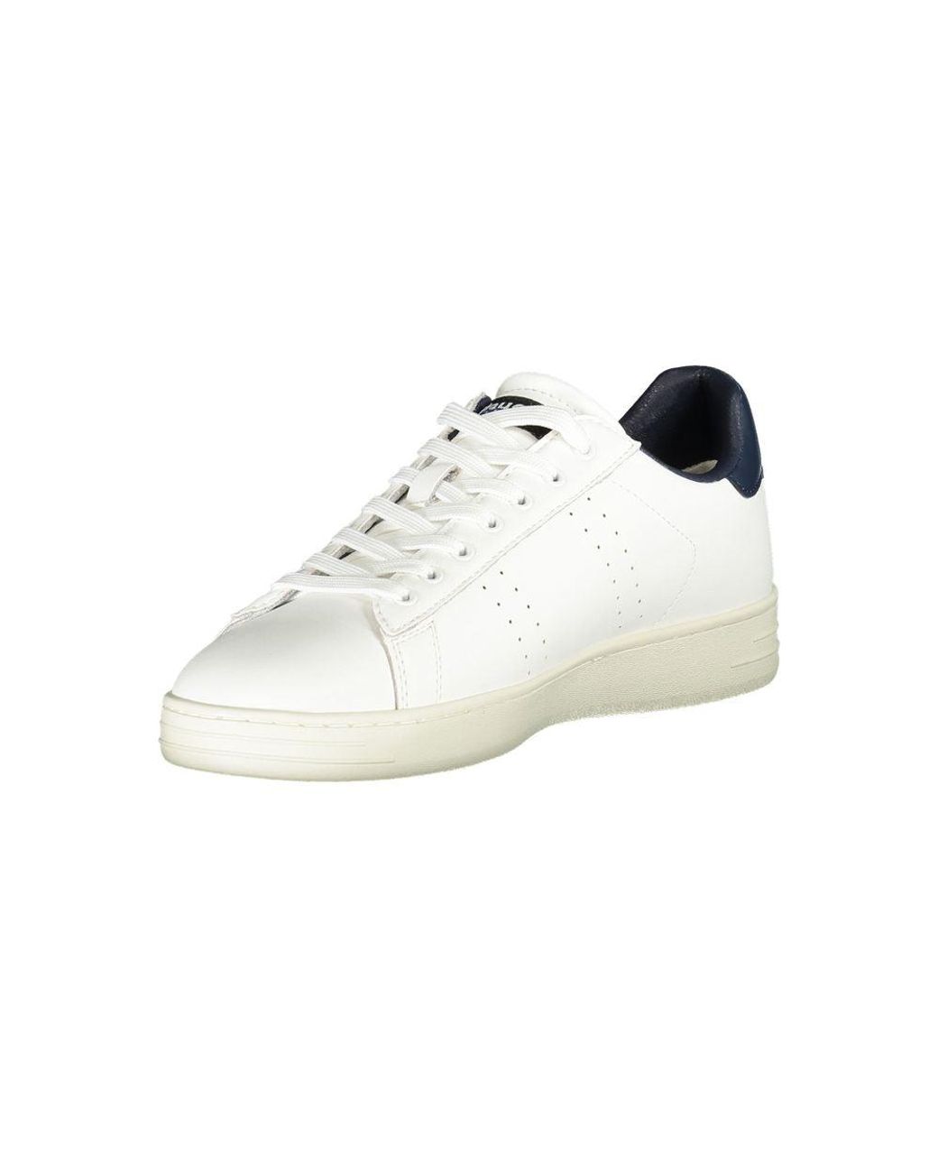 Blauer White Leather Sneaker for men