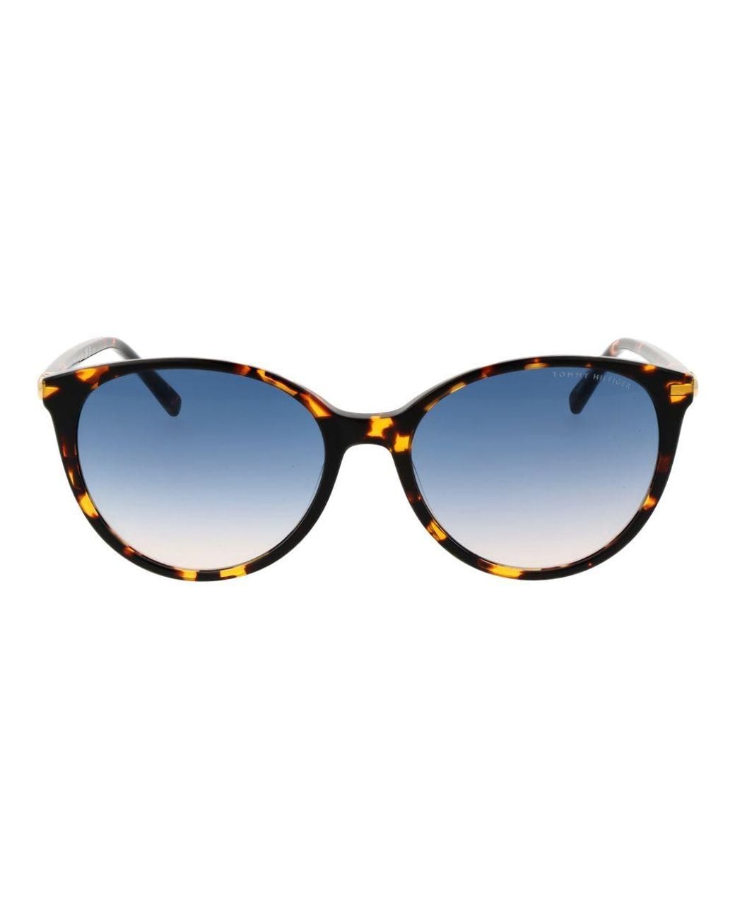 Tommy Hilfiger Blue Brown Acetate Sunglasses