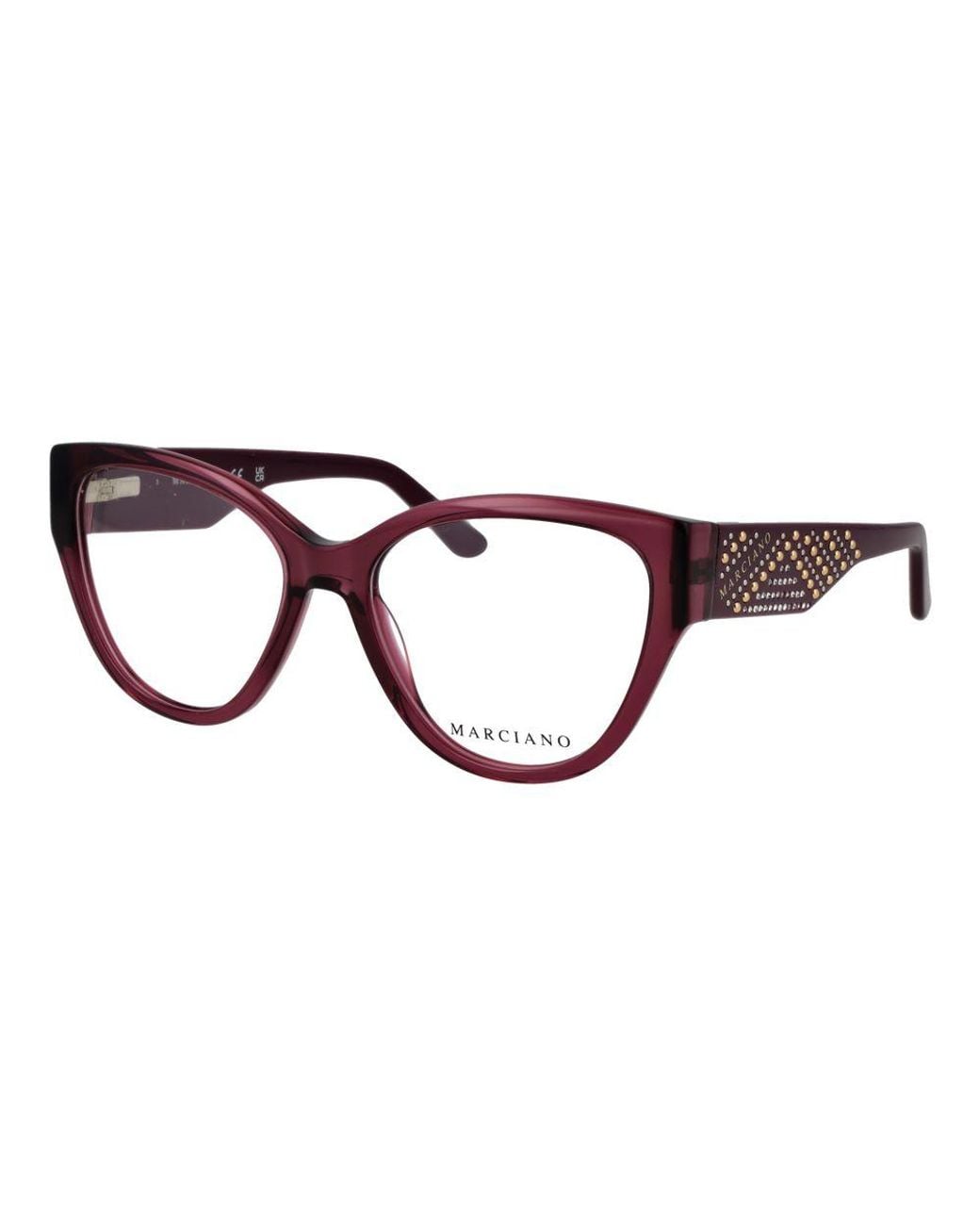 MARCIANO BY GUESS Brown Pink Plastic Glasses (frames)