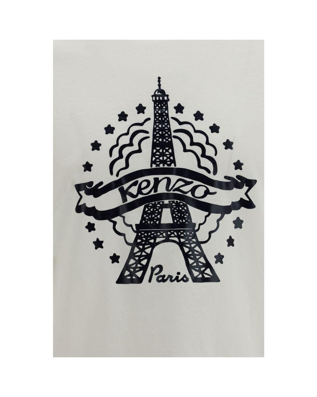 KENZO White Cotton T for men