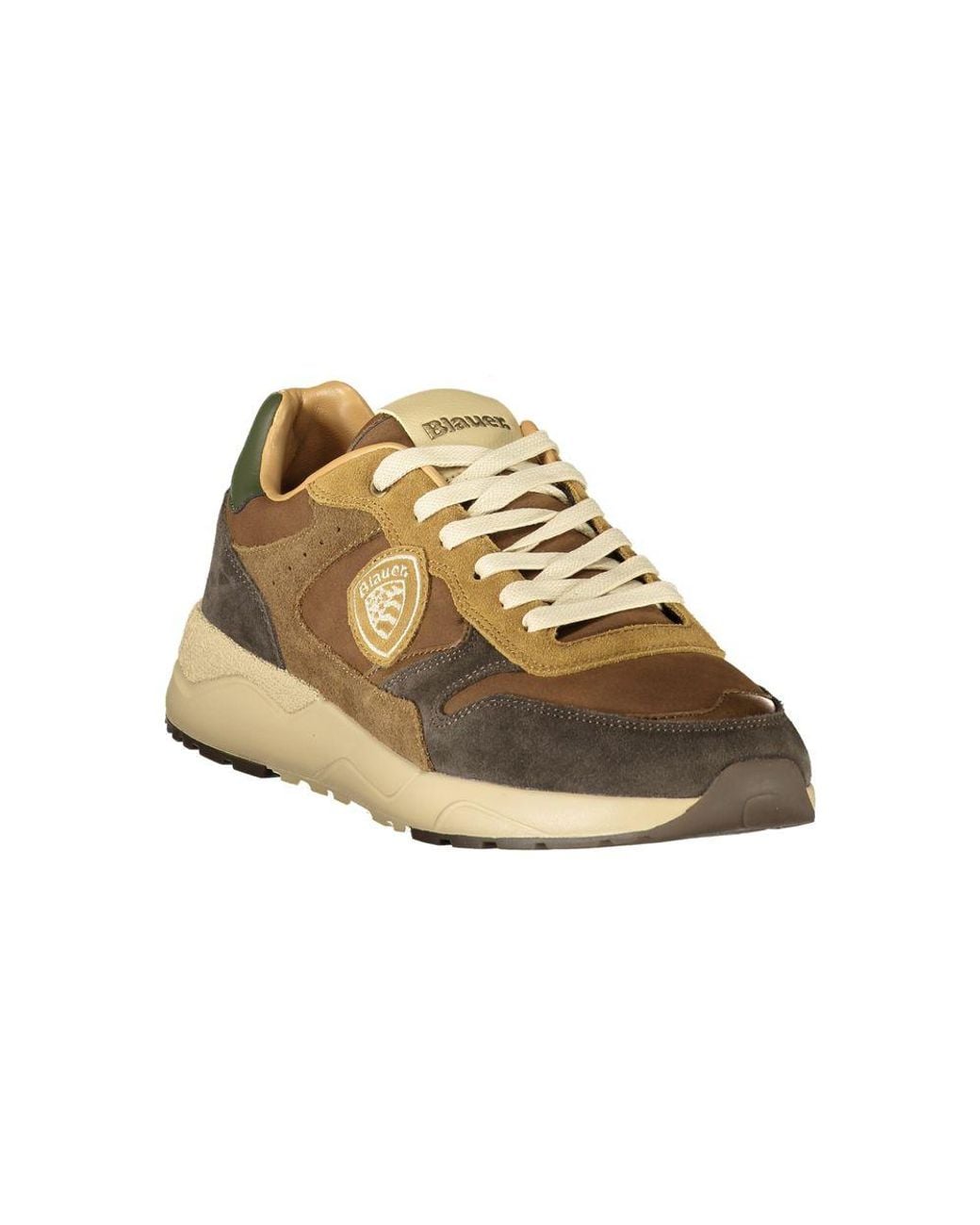 Blauer Metallic Polyester Athletic Sneakers for men