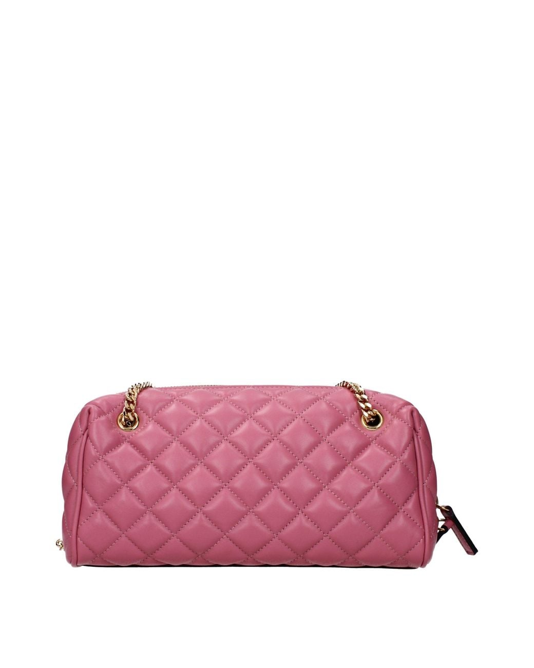 Versace Pink Leather Shoulder Bag