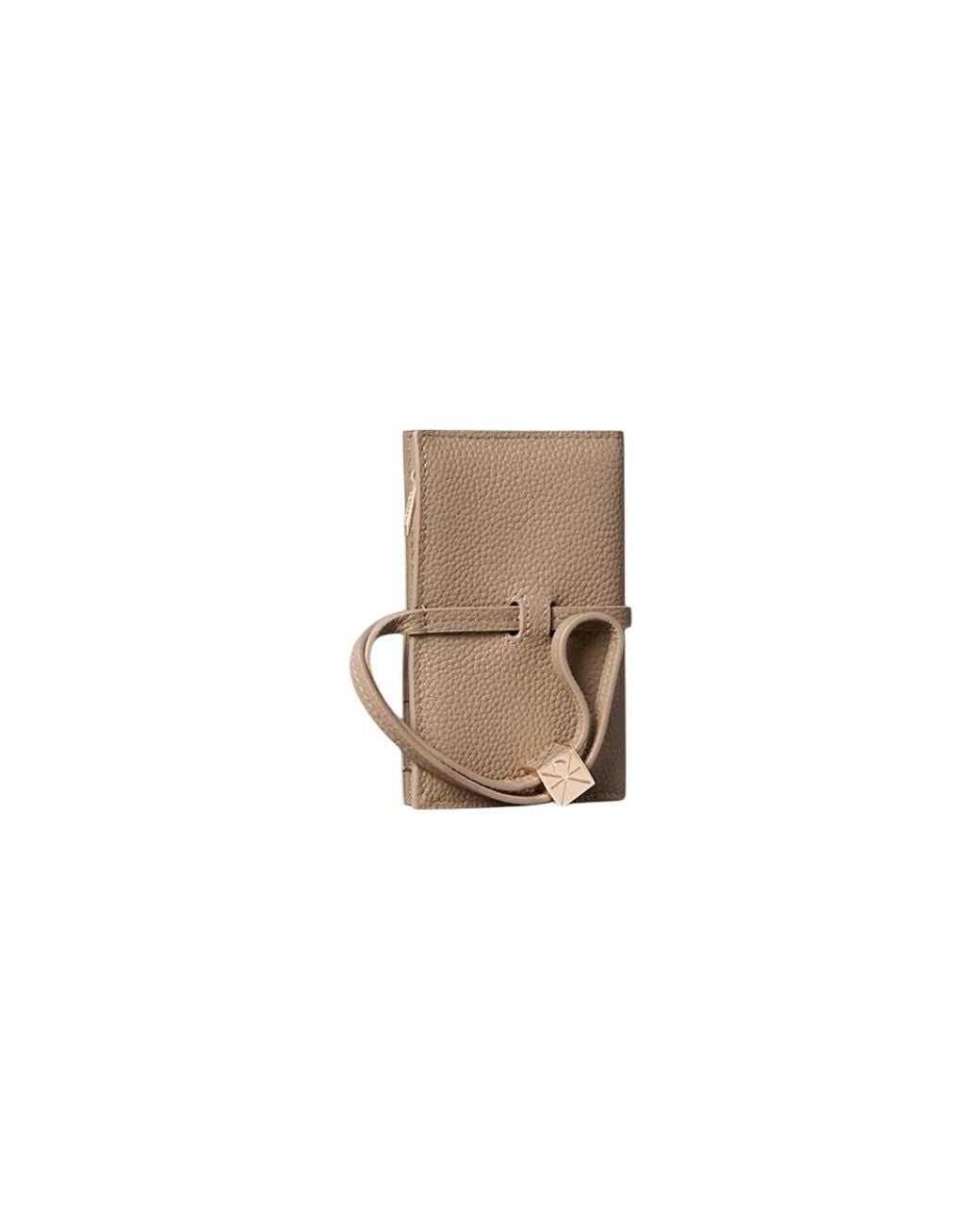 Calvin Klein Natural Beige Leather Wallet