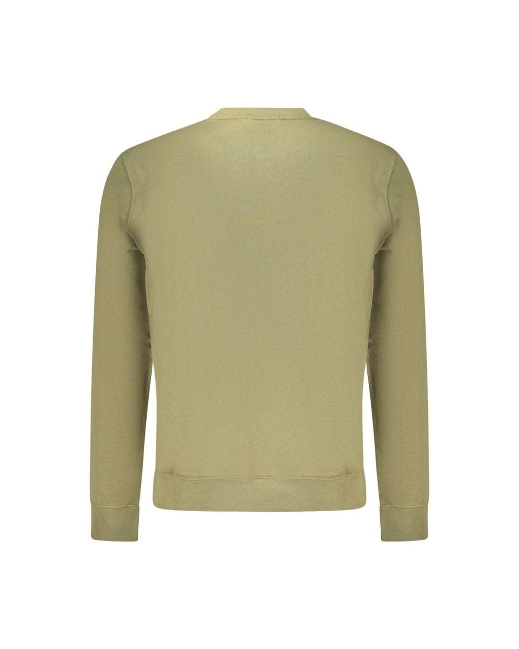 Calvin Klein Green Cotton Sweatshirt for men