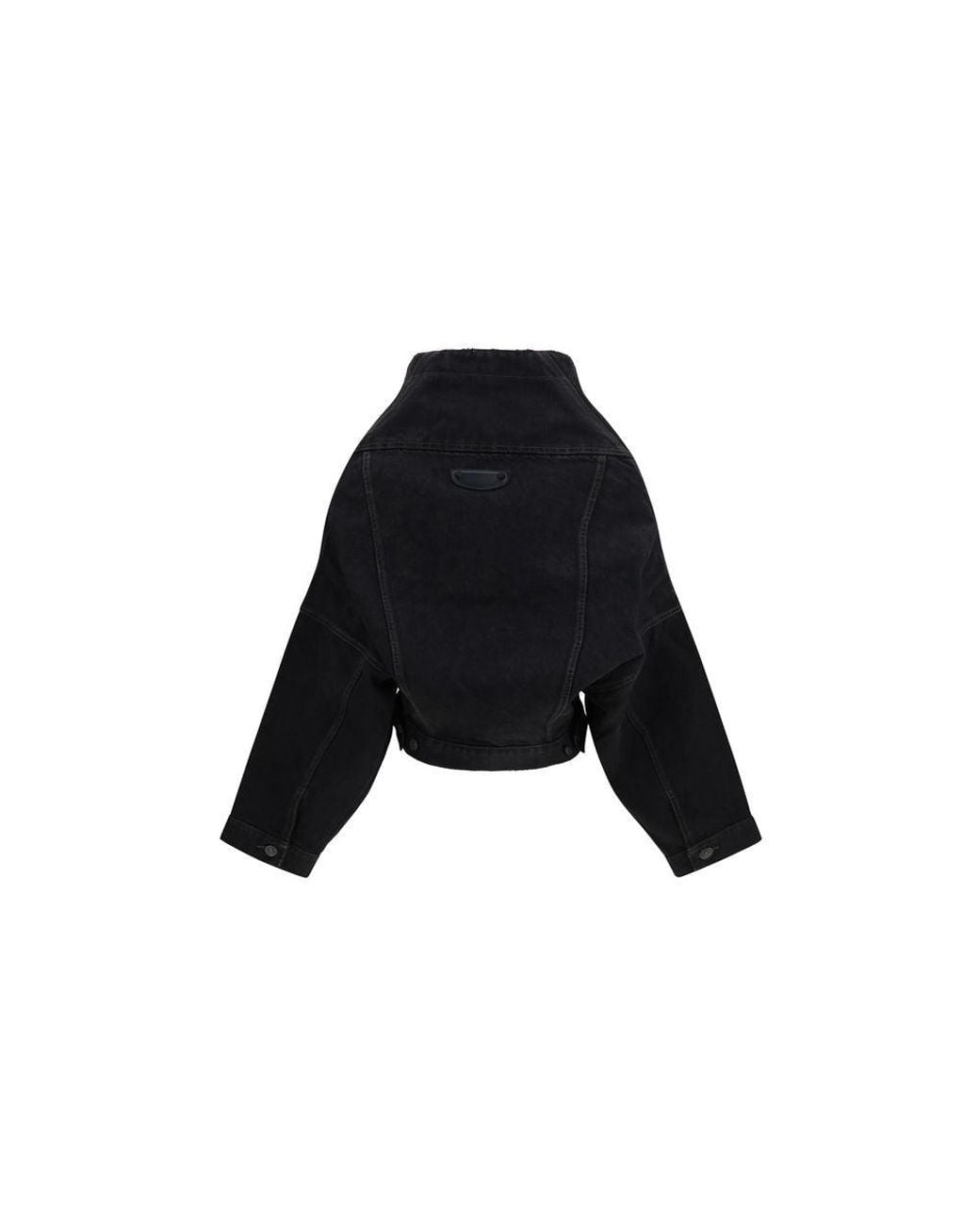 Balenciaga Black Cotton Denim Jacket