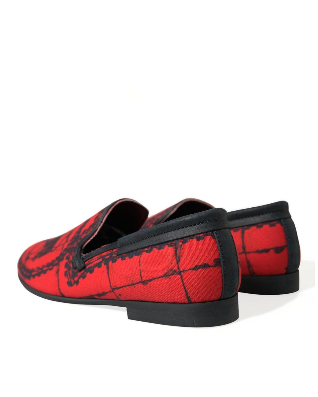 Dolce & Gabbana Red Torero Loafers Slippers Shoes for men