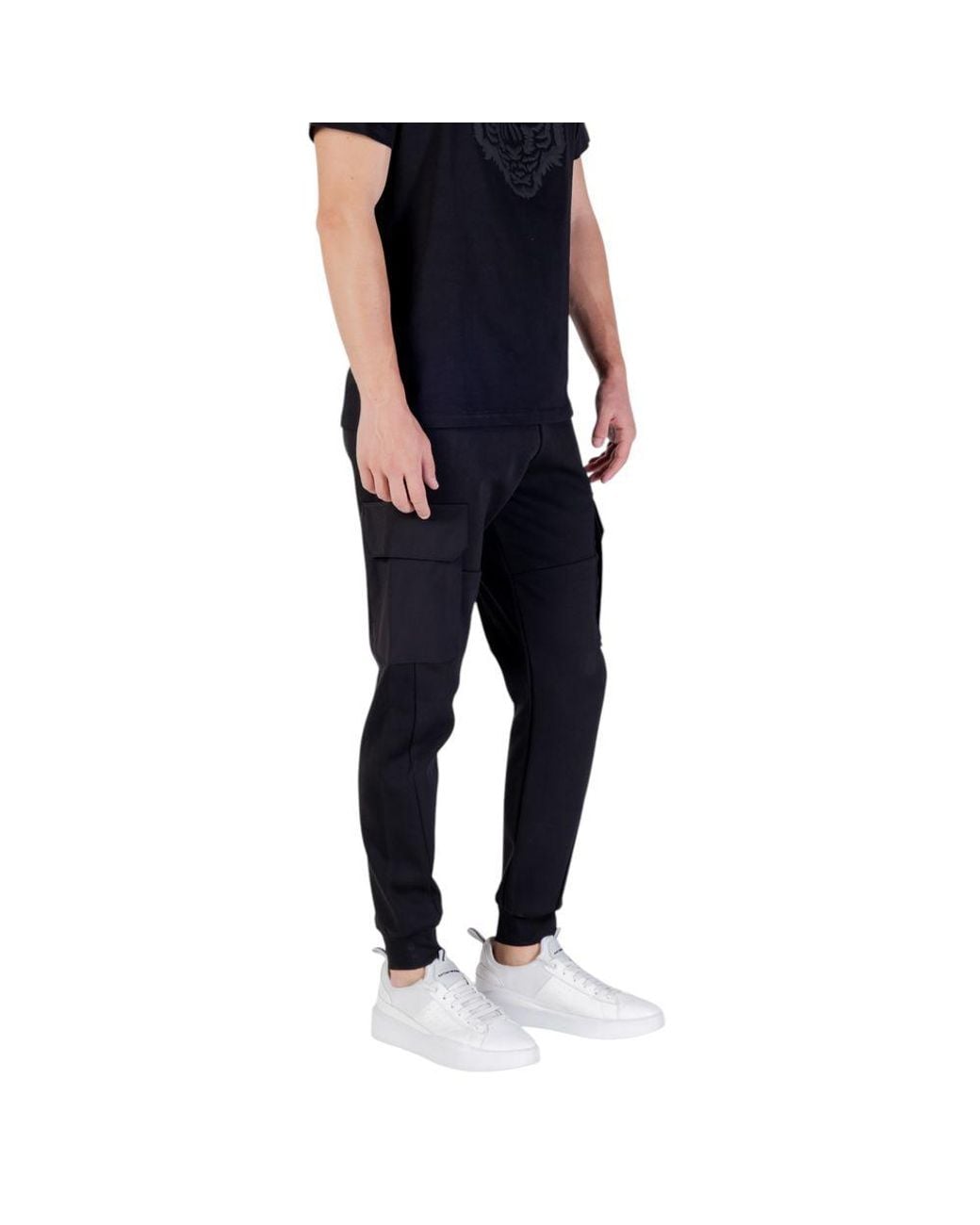Antony Morato Black Cotton Joggers (workout Pants) for men