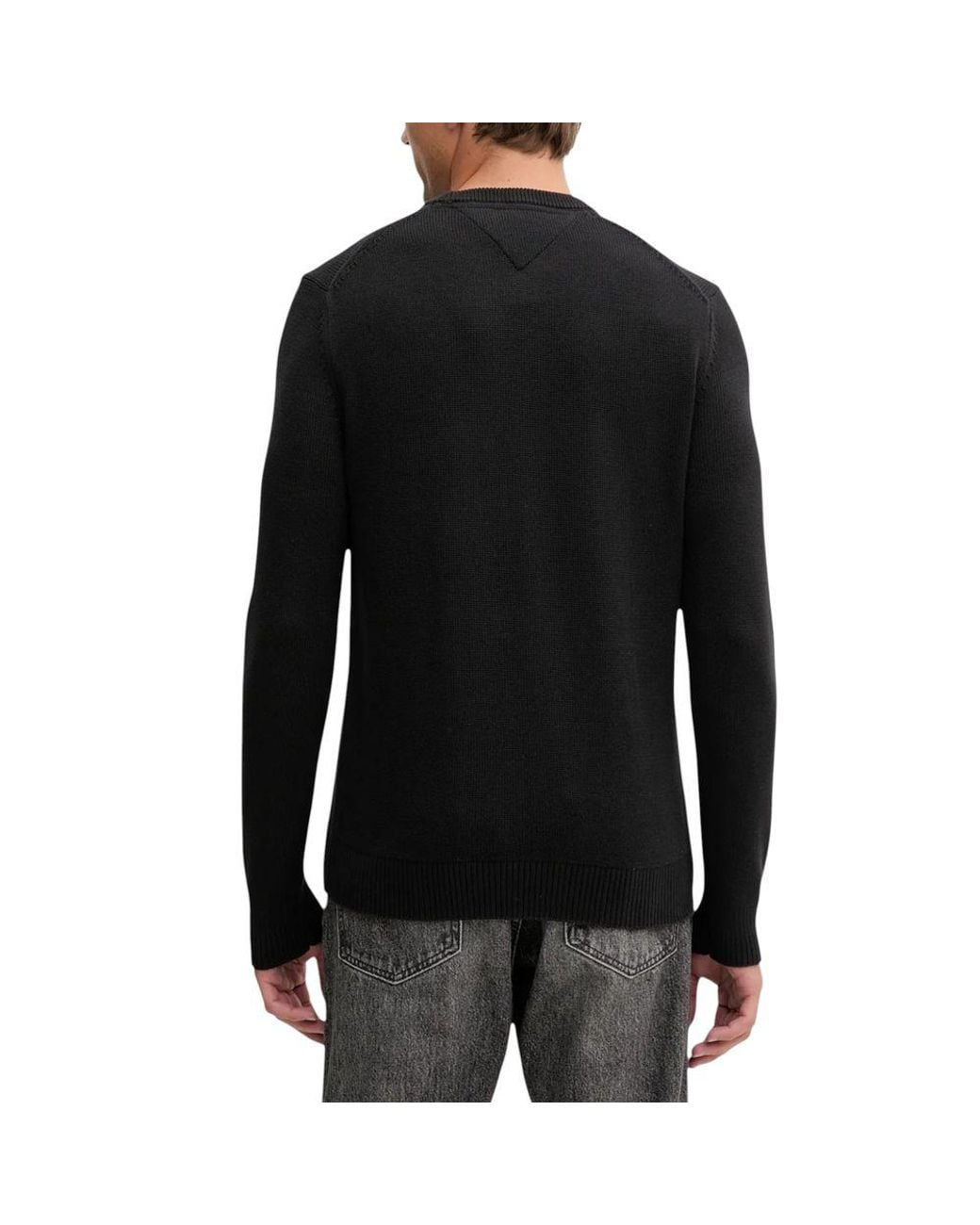 Tommy Hilfiger Black Organic Cotton Sweatshirt for men