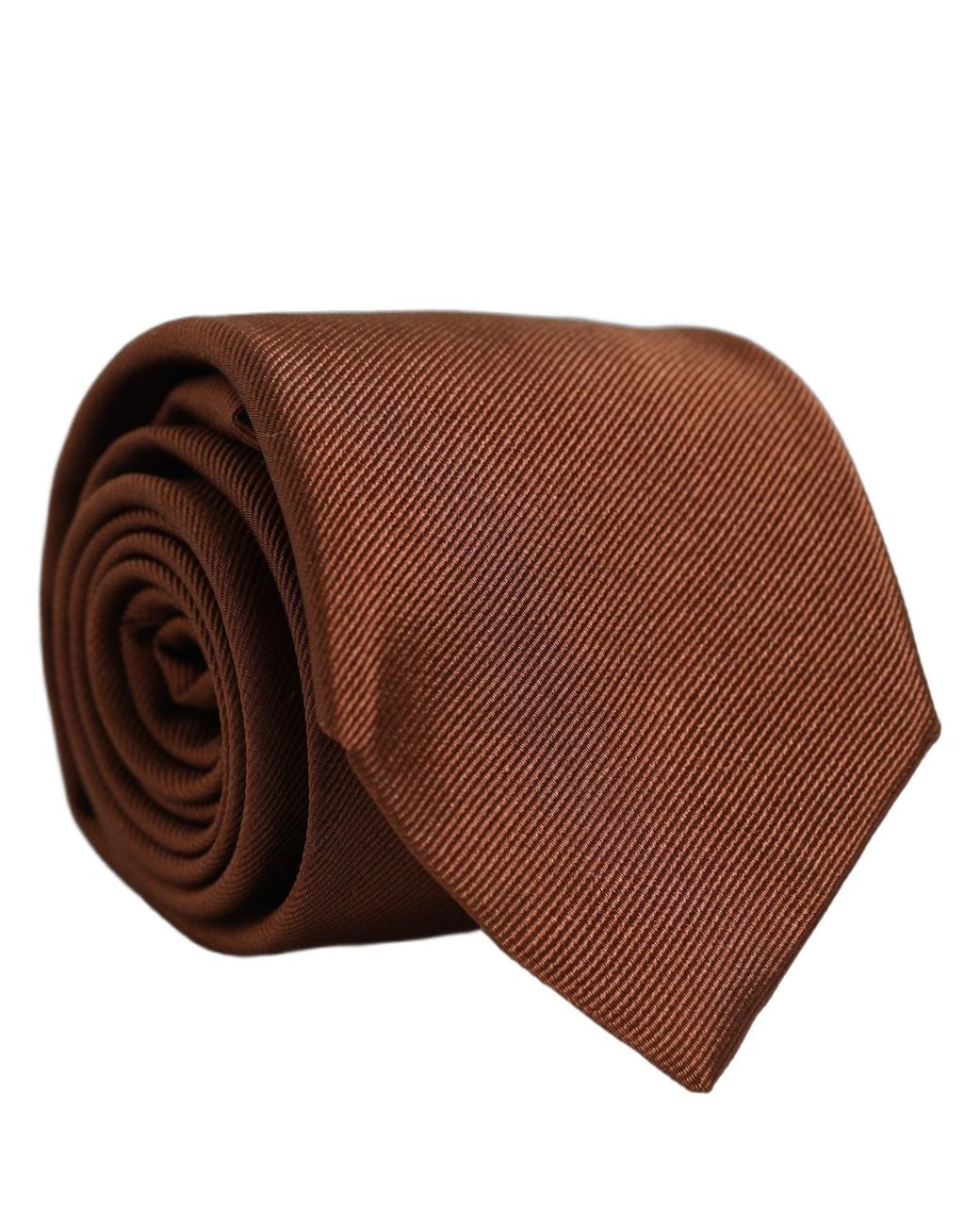 Dolce & Gabbana Brown Silk Classic Adjustable Necktie Accessory Tie for men