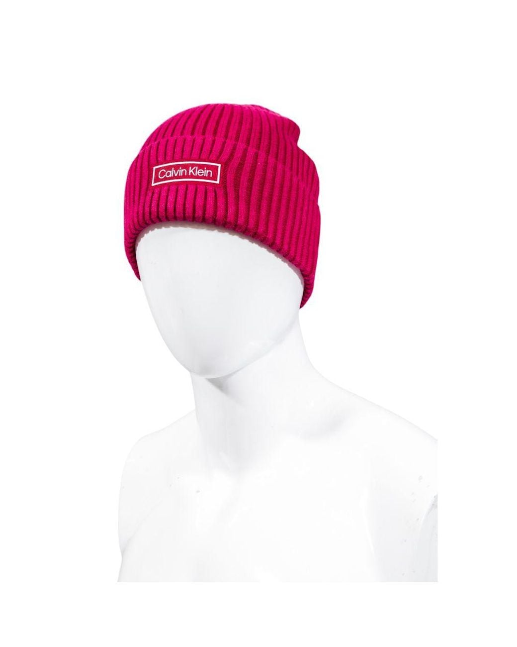 Calvin Klein Red Pink Cotton Cap (baseball Hat) for men