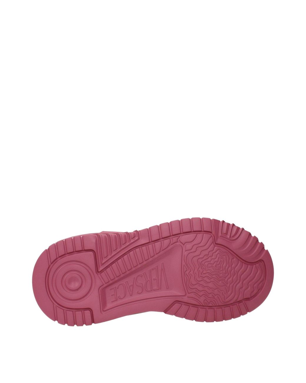 Versace Pink Leather Chunky Sneakers