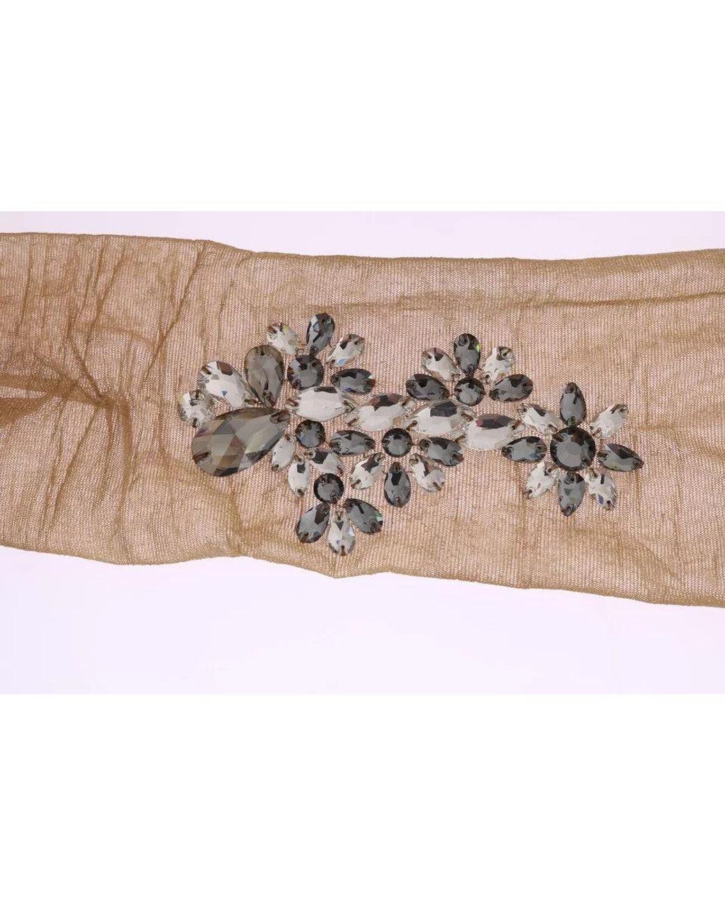 Dolce & Gabbana Metallic Embellished Sheer Socks