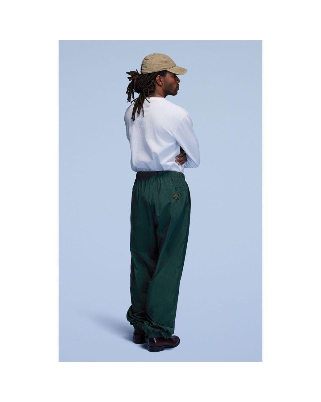 Champion Blue Red Polyamide Joggers (workout Pants) for men