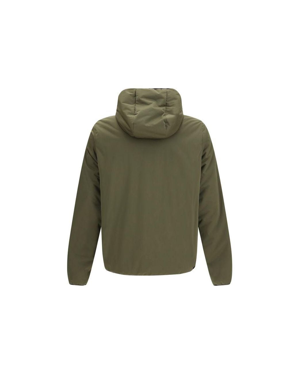 Moncler Green Bicolor Polyamide Sweatshirt for men