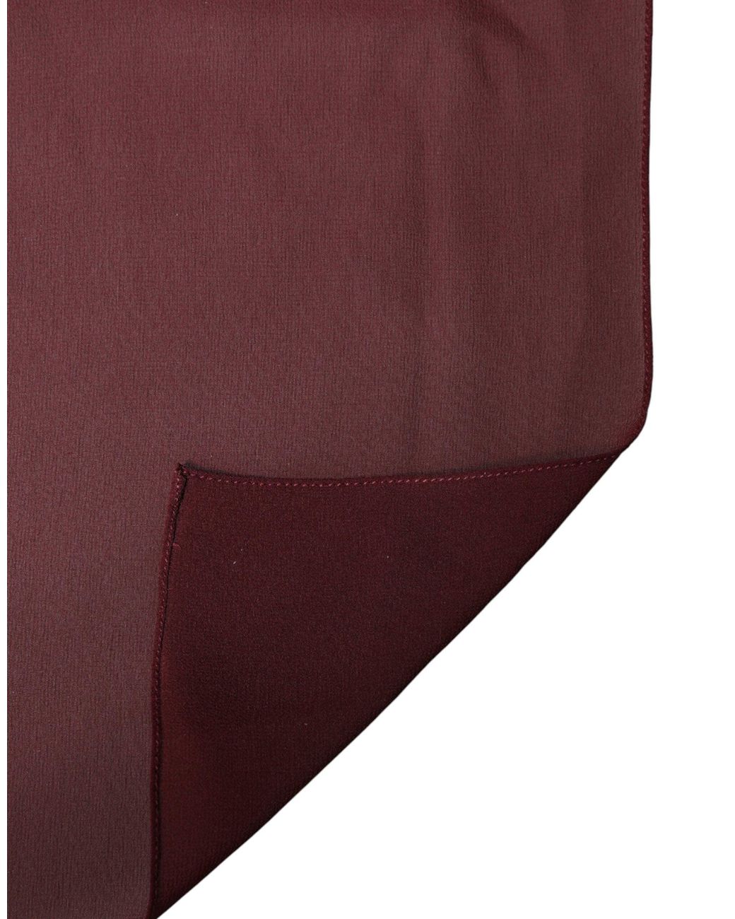 Dolce & Gabbana Red Silk Stole Neck Wrap Shawl 200Cm X 130Cm Scarf for men