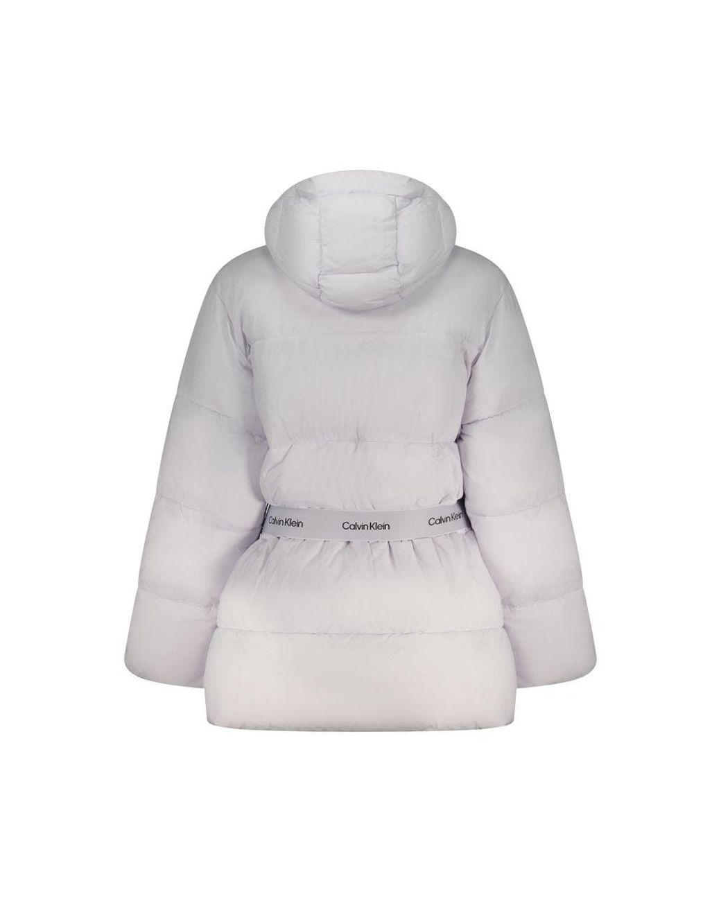 Calvin Klein Gray Nylon Jackets & Coat