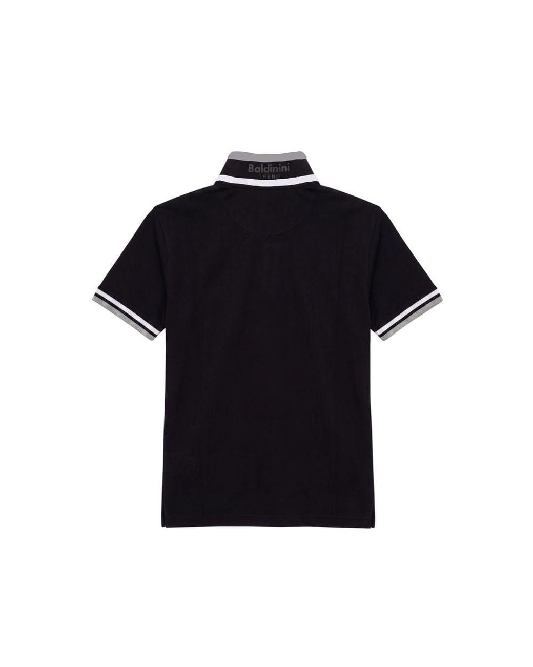 Baldinini Black Cotton Men Polo for men
