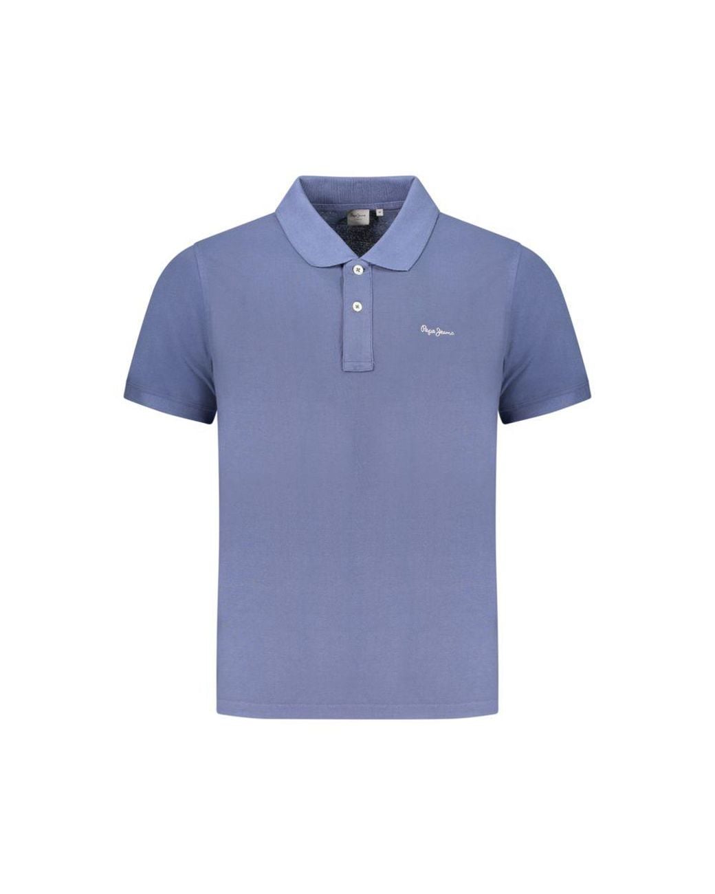 Pepe Jeans Blue Organic Cotton Men Polo for men