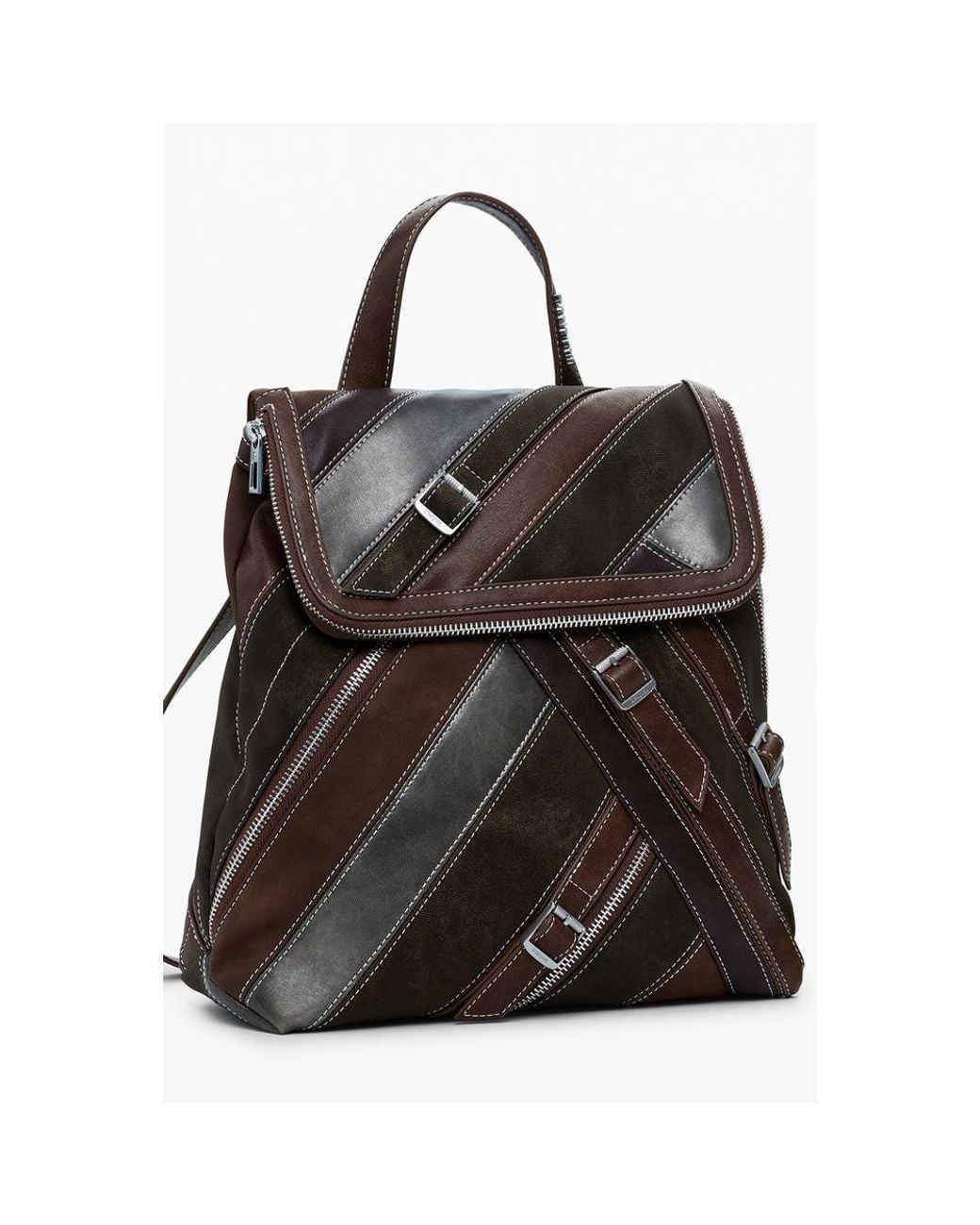 Desigual Black Polyethylene Backpack