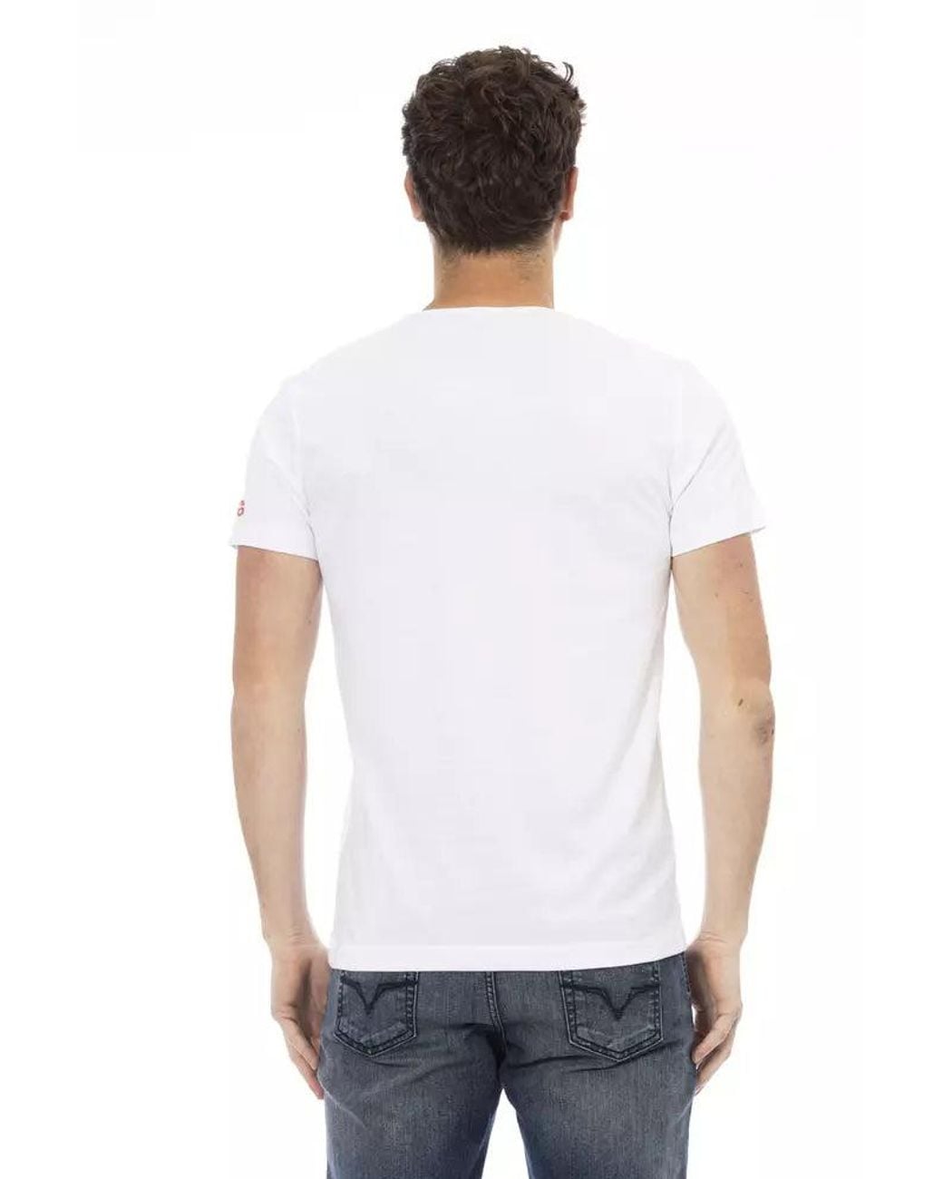 TRUSSARDI ACTION White Cotton Men T for men